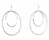 Double Oval Earrings, Medium